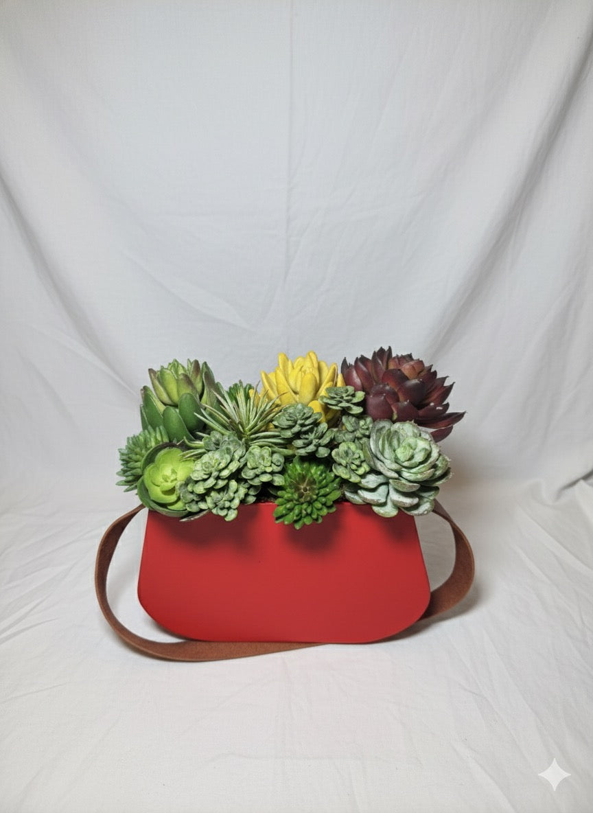 Kivaar red Love- Succulent Arrangement